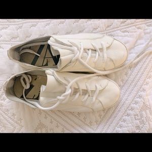 Zara Leather Sneakers size 6.5